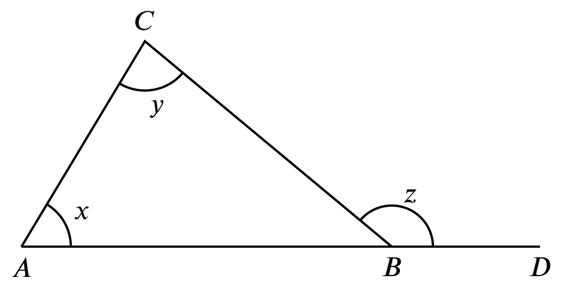 ext. $\angle$ of $\triangle$