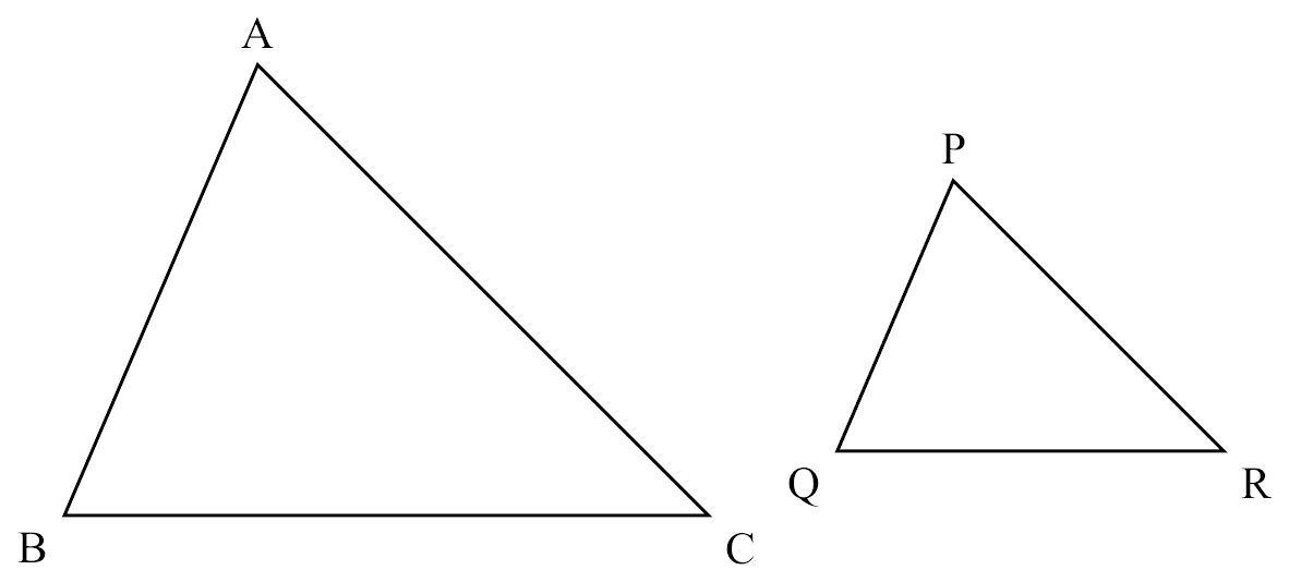 corr. sides, $\sim$ $\triangle$s