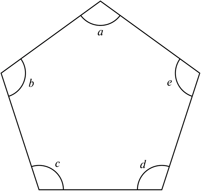 $\angle$ sum of polygon