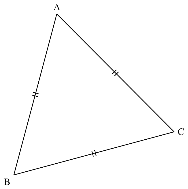 property of equil. $\triangle$